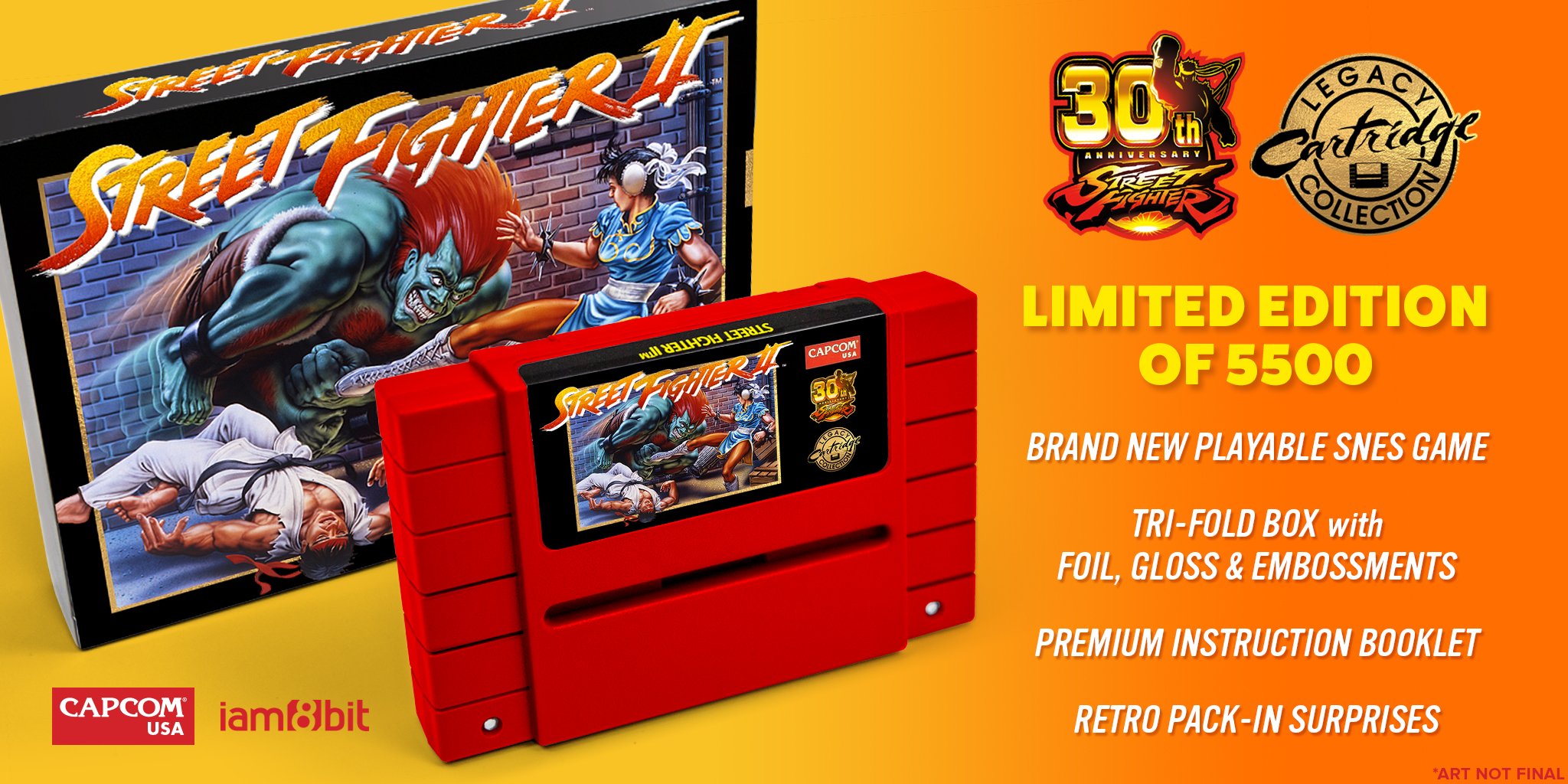 Street Fighter II Celebrates 30th Anniversary with a new SNES