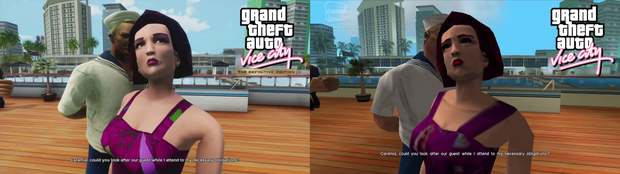 Grand Theft Auto: Vice City – The Definitive Edition Comparison