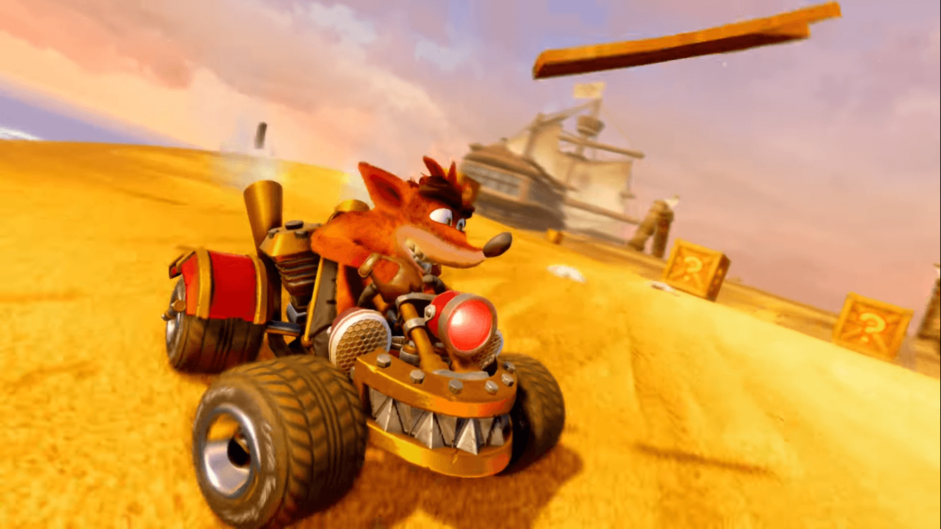 Как играть в crash team racing nitro fueled на компьютере