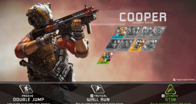 No Jack Cooper Isn T Available In Apex Legends