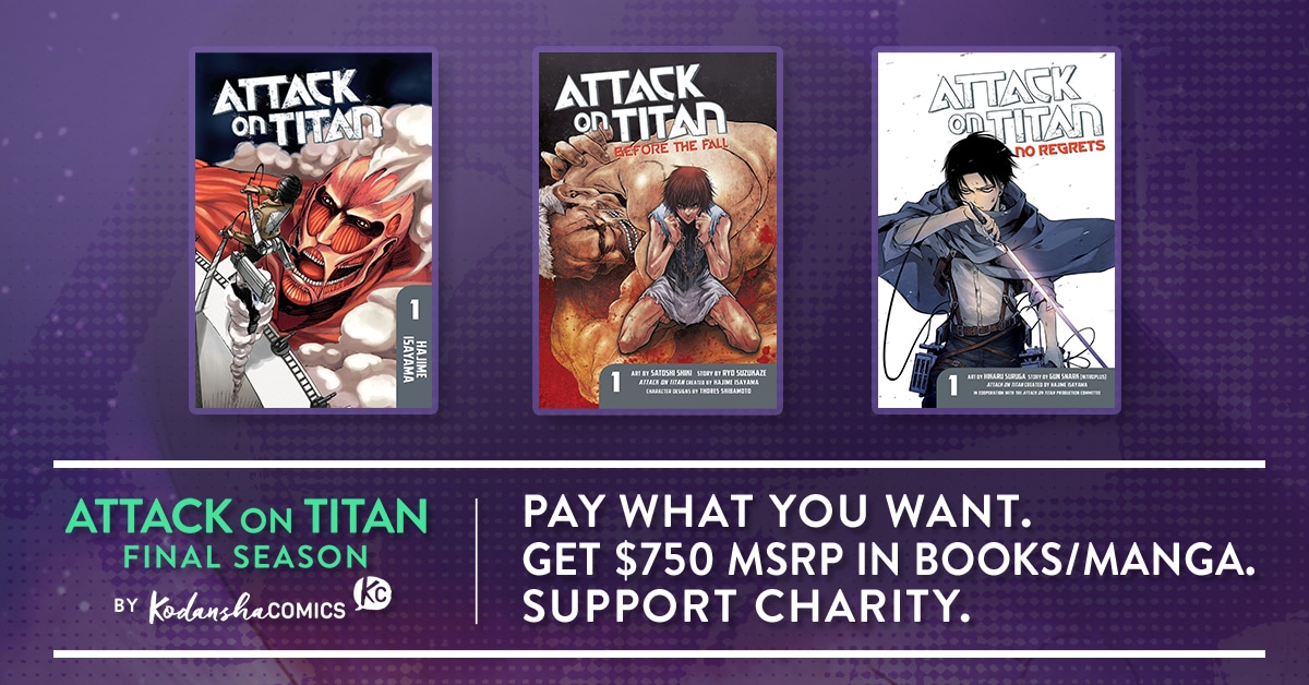 Humble Manga Bundle: Attack On Titan Final Season By Kodansha