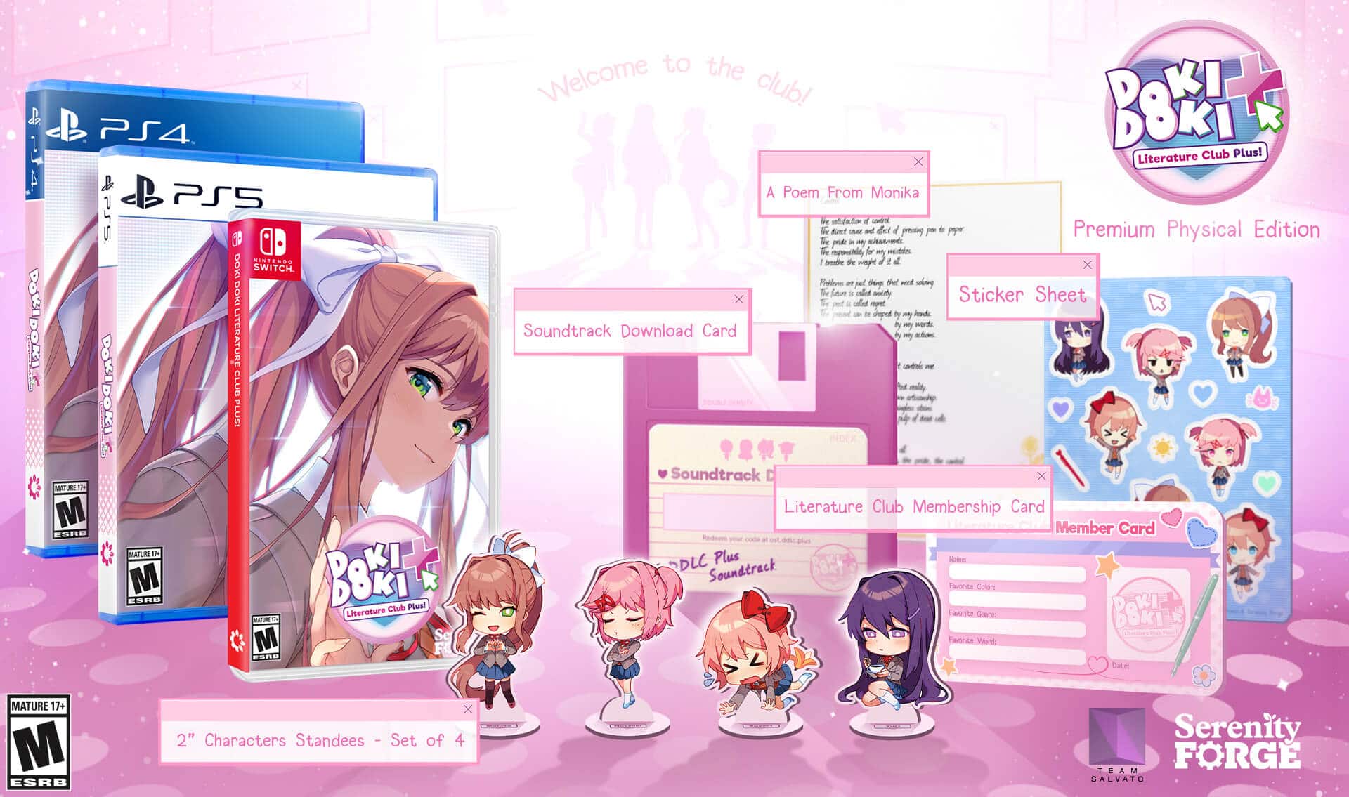 Doki Doki Literature Club Plus Adds Extra In-Game Content Warnings