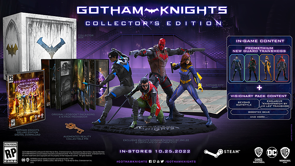 Gotham Knights Will Only Be Available On PC, PS5, And Xbox Series X
