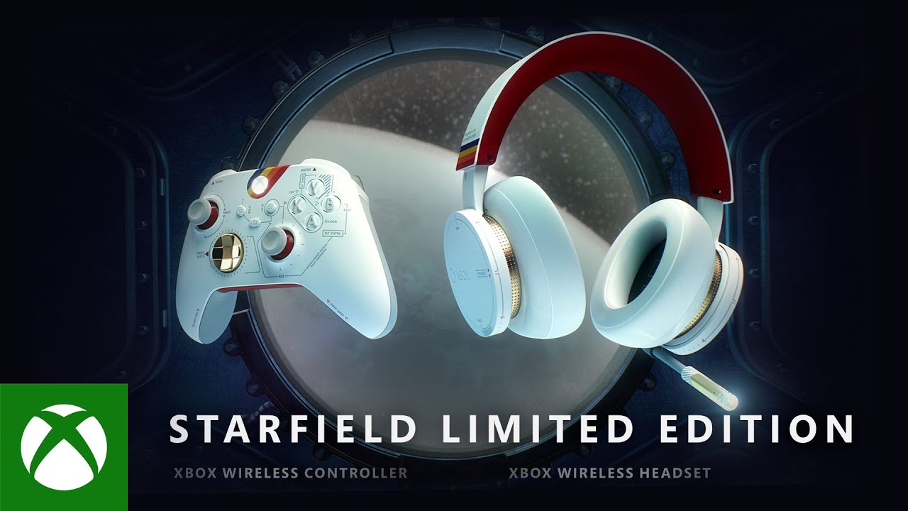 Starfield Limited Edition Xbox Wireless Controller and Headset Now