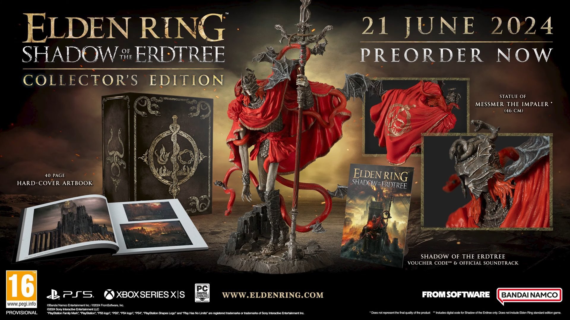 Elden Ring Shadow of the Erdtree Collector’s Edition Revealed